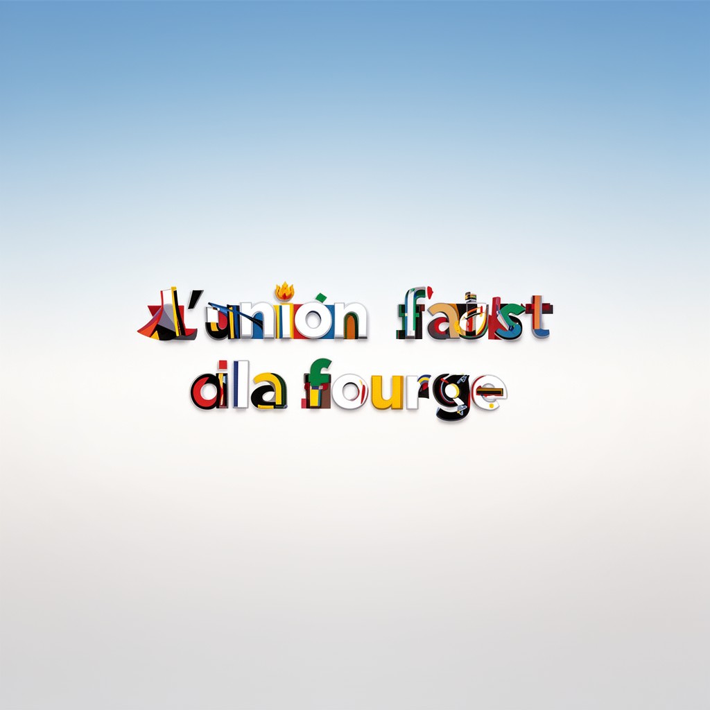 AI-generated illustration of "L'union fait la force"