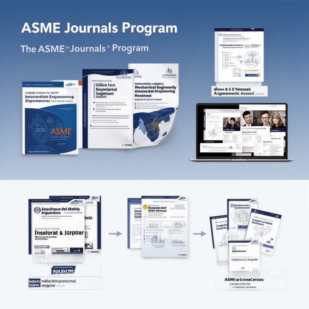 AI-generated illustration of ASME journals program