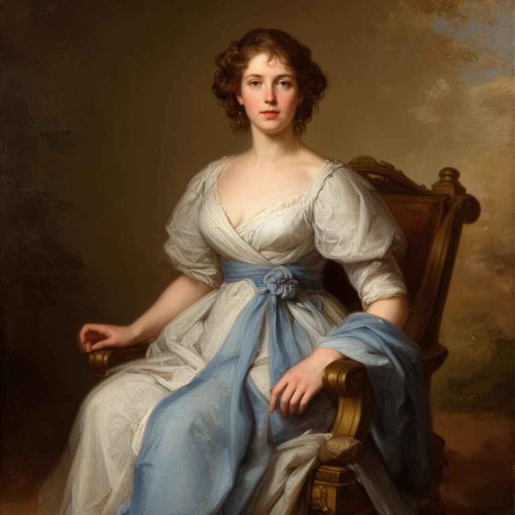 AI-generated illustration of Charlotte Pécoul