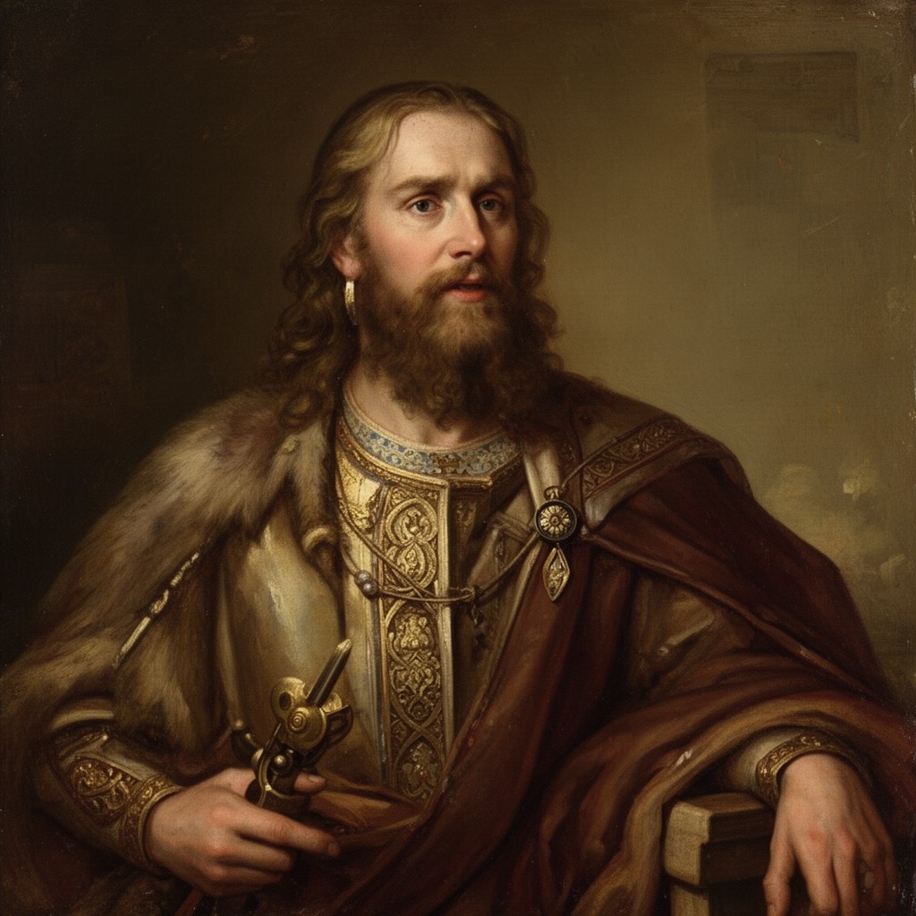AI-generated illustration of Malcolm III of Scotland