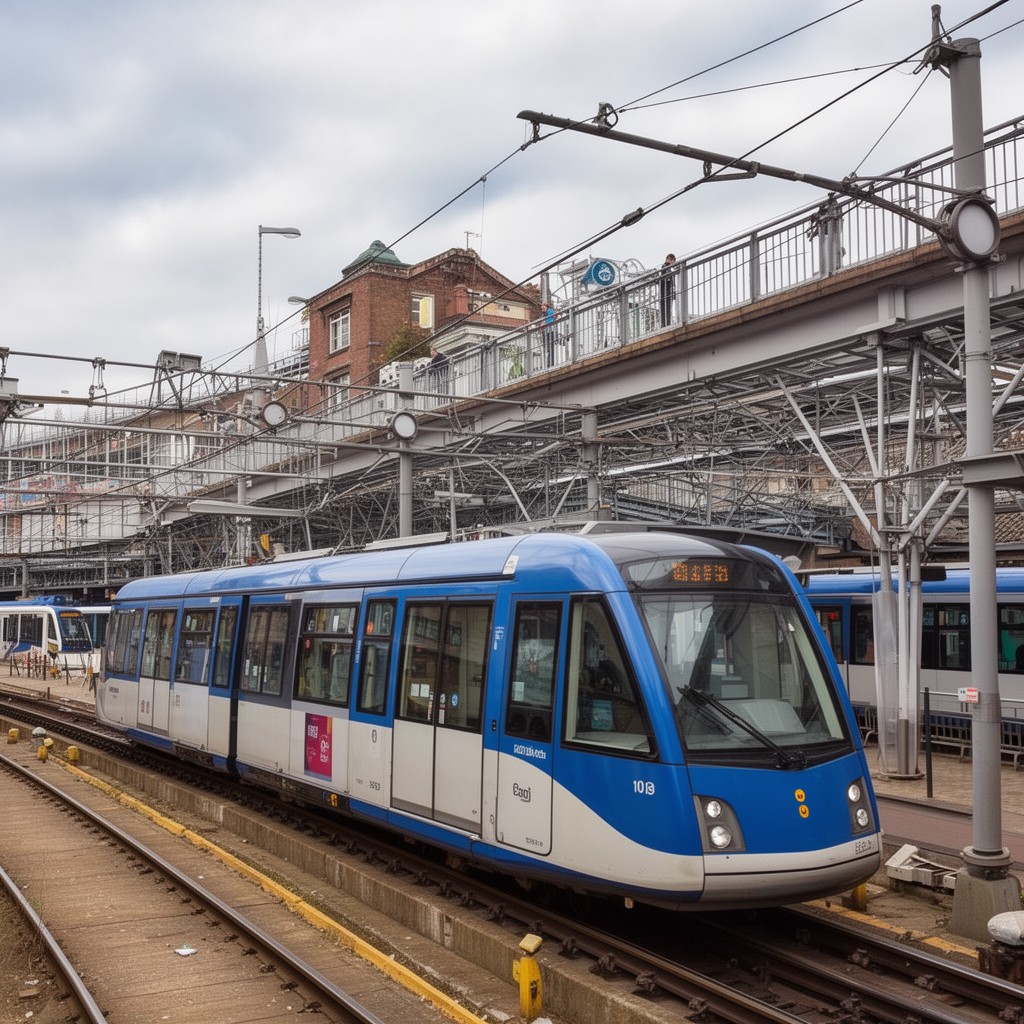 AI-generated illustration of Bury Line