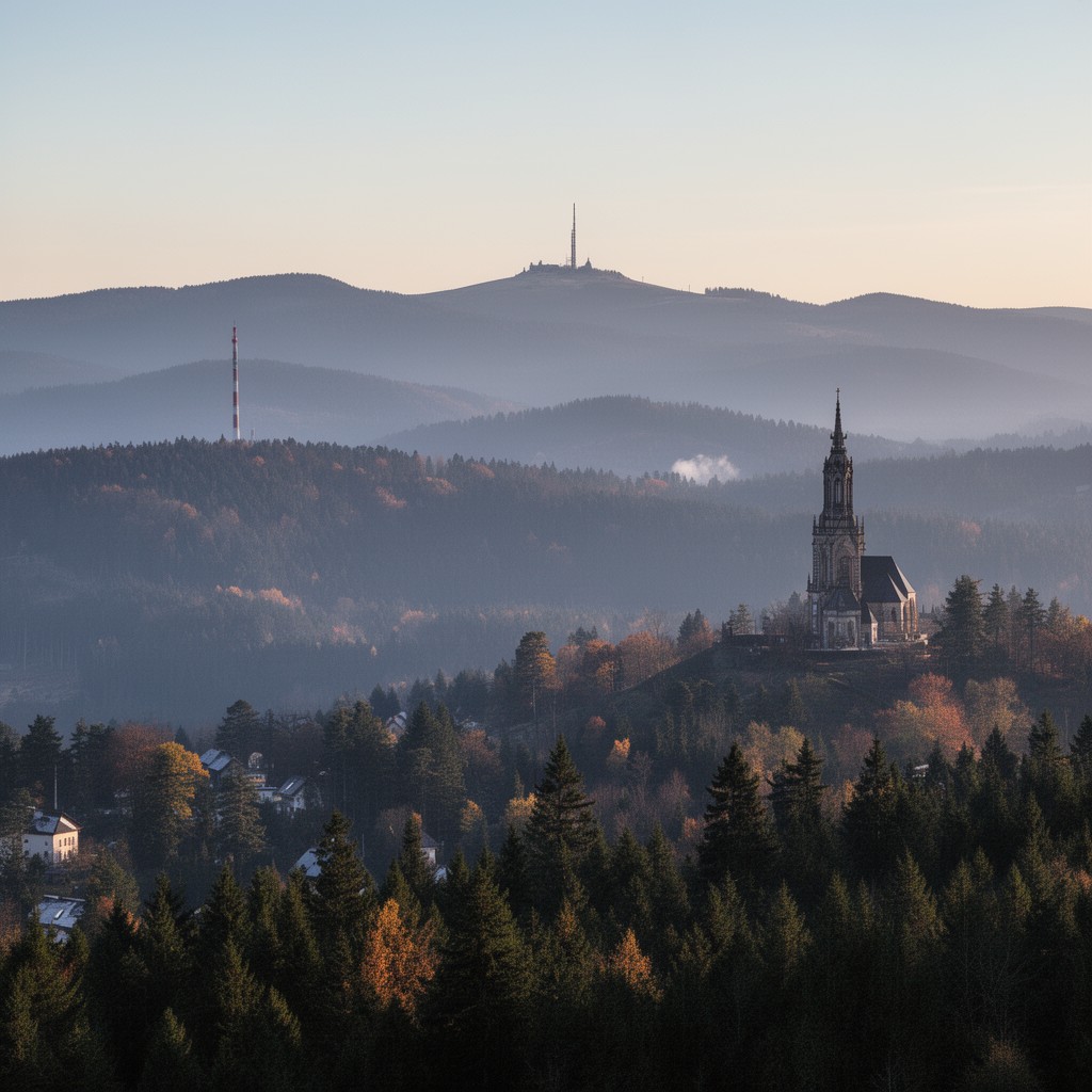AI-generated illustration of Ore Mountains