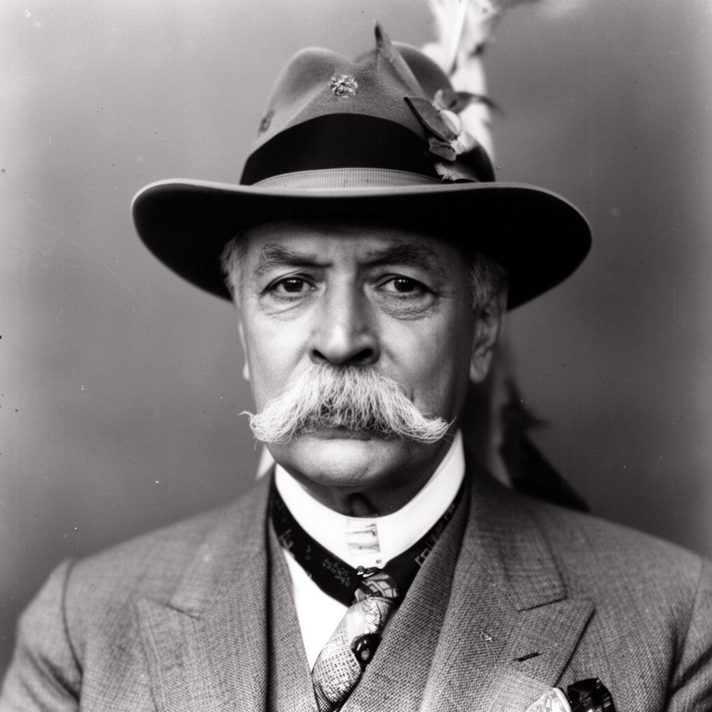 AI-generated illustration of J. B. M. Hertzog