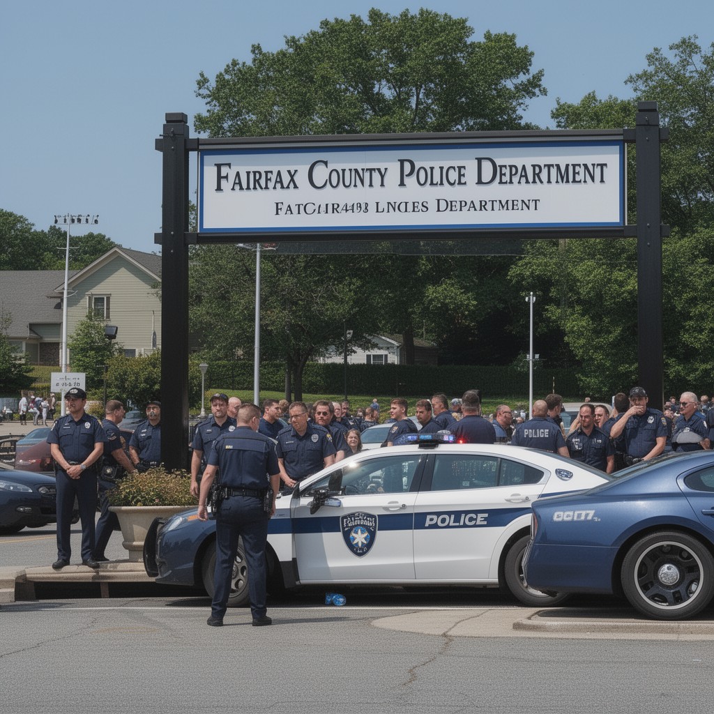 AI-generated illustration of Fairfax County Police Department