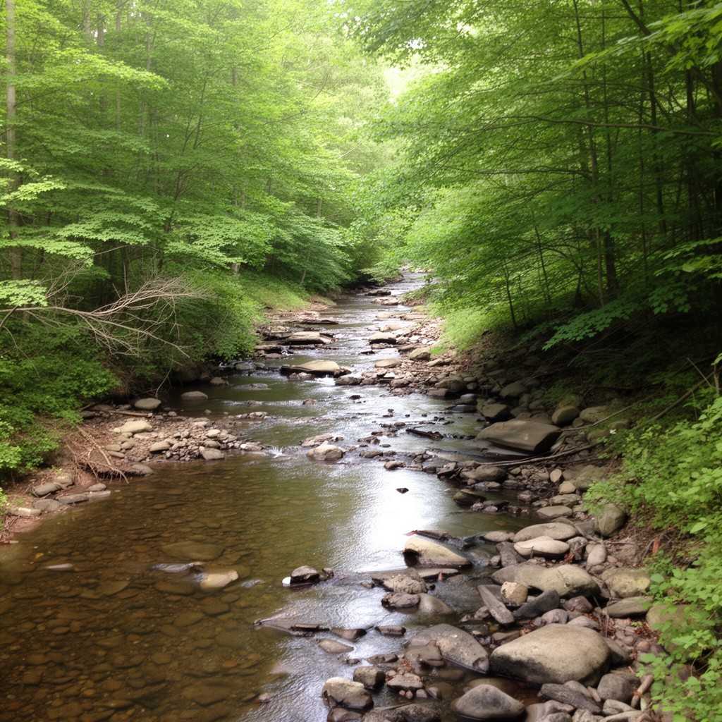 AI-generated illustration of Hunter Brook