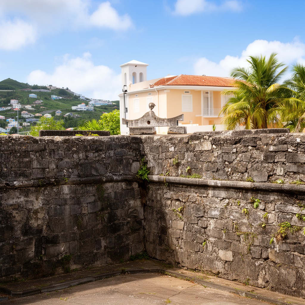 AI-generated illustration of Fort Christian
