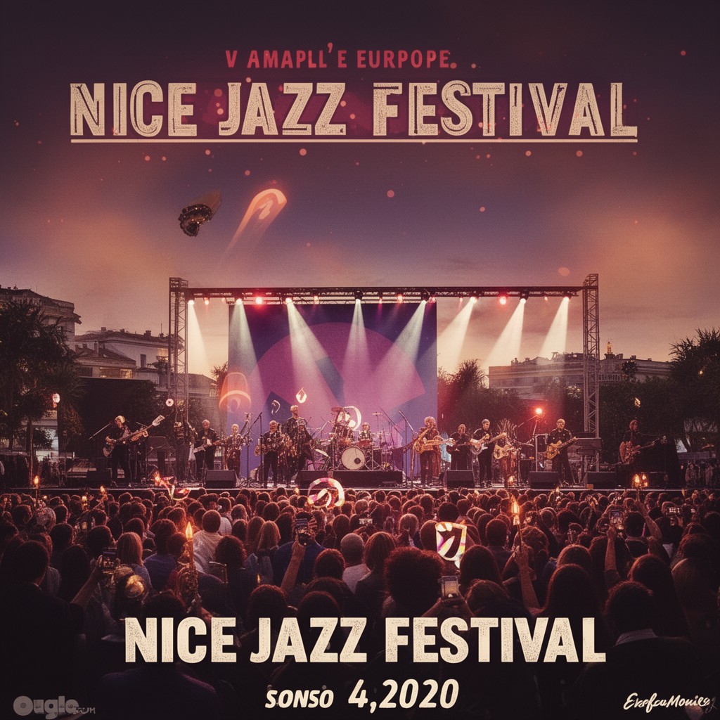 AI-generated illustration of Nice Jazz Festival