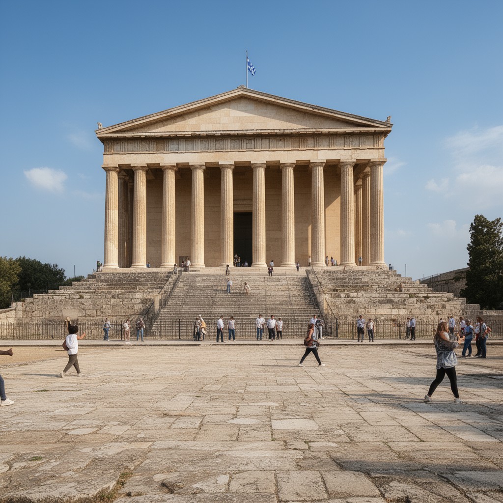 AI-generated illustration of National Assembly at Epidaurus