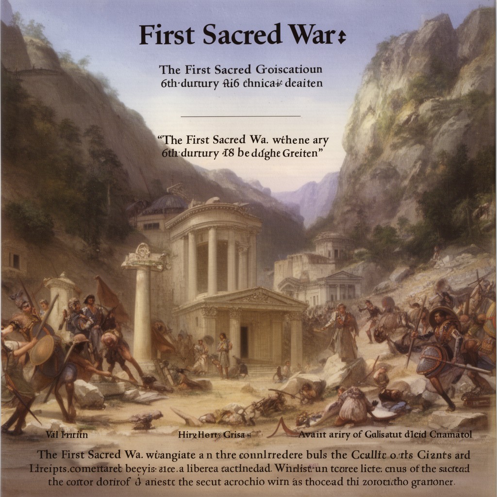 AI-generated illustration of First Sacred War