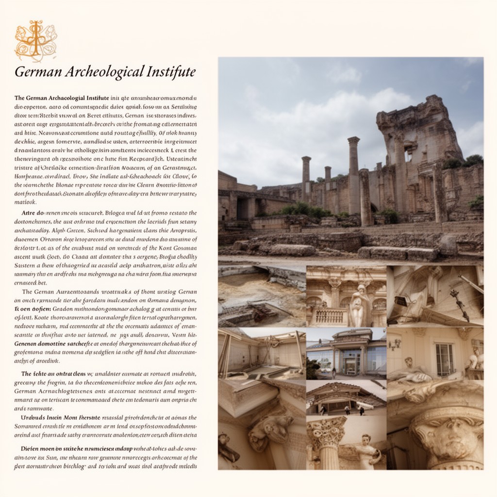 AI-generated illustration of German Archaeological Institute
