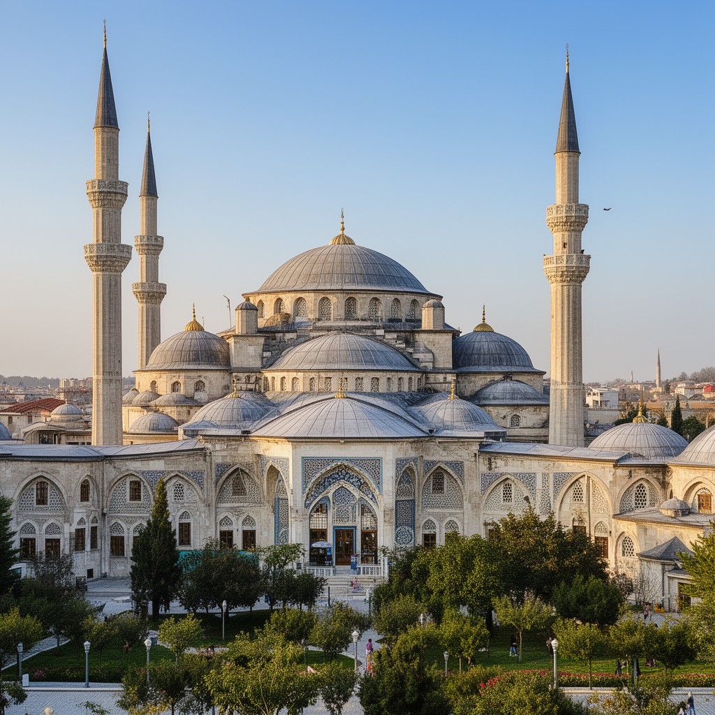 AI-generated illustration of Ottoman architecture