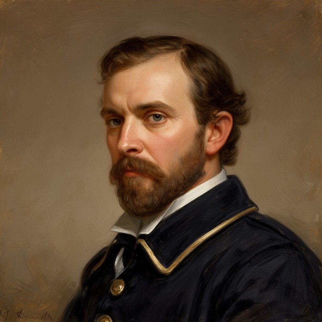 AI-generated illustration of Henrique Lopes de Mendonça