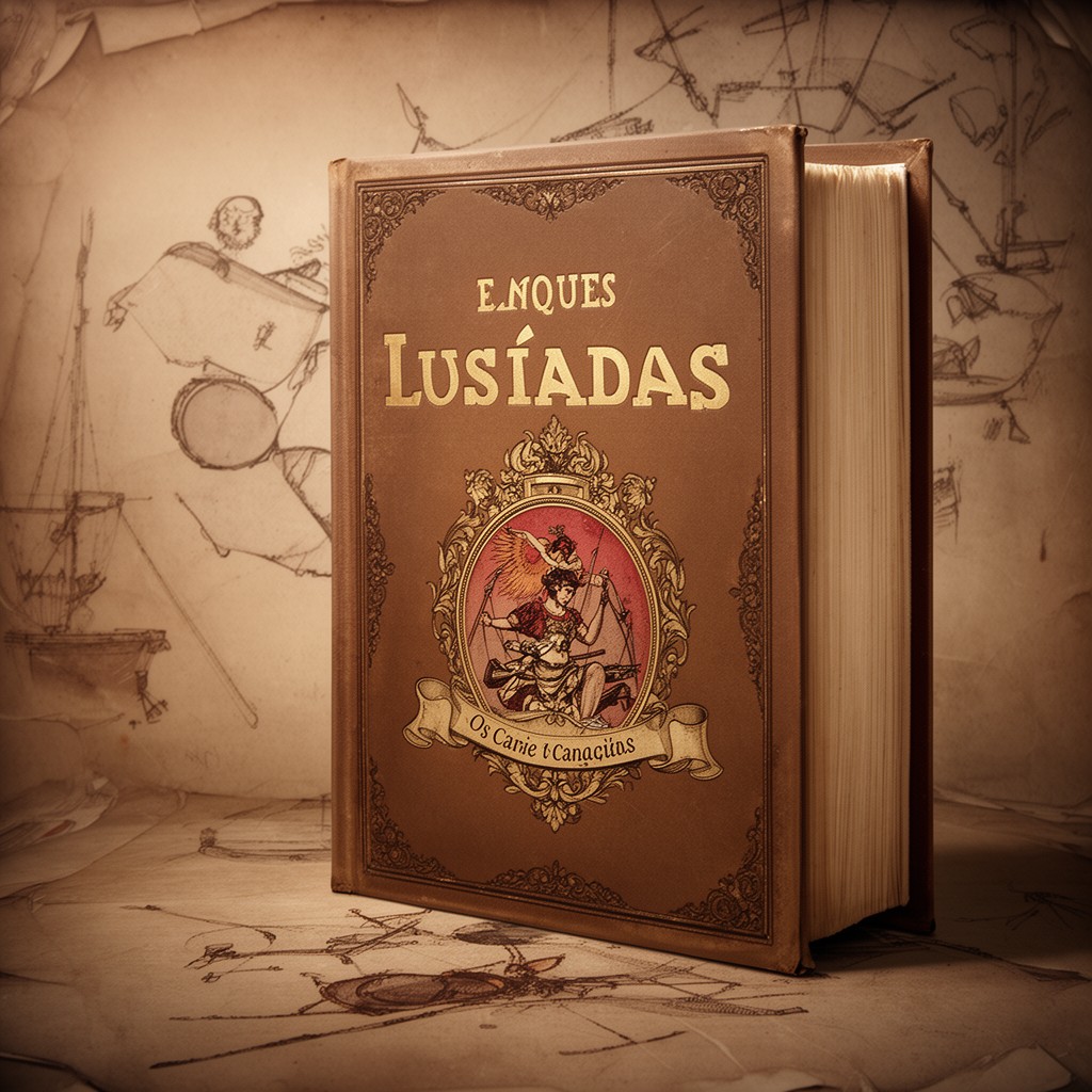 AI-generated illustration of Os Lusíadas