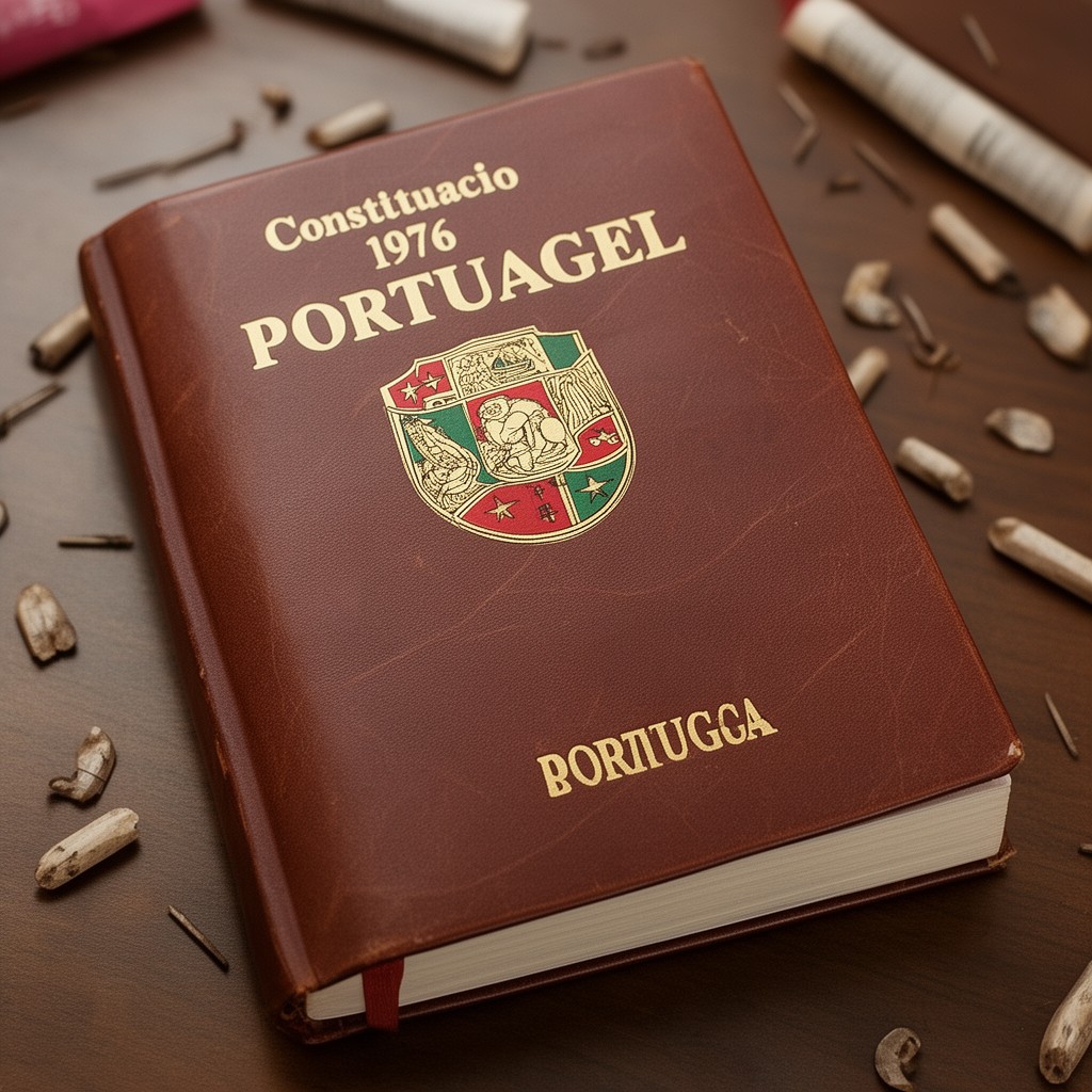 AI-generated illustration of 1976 Portuguese Constitution