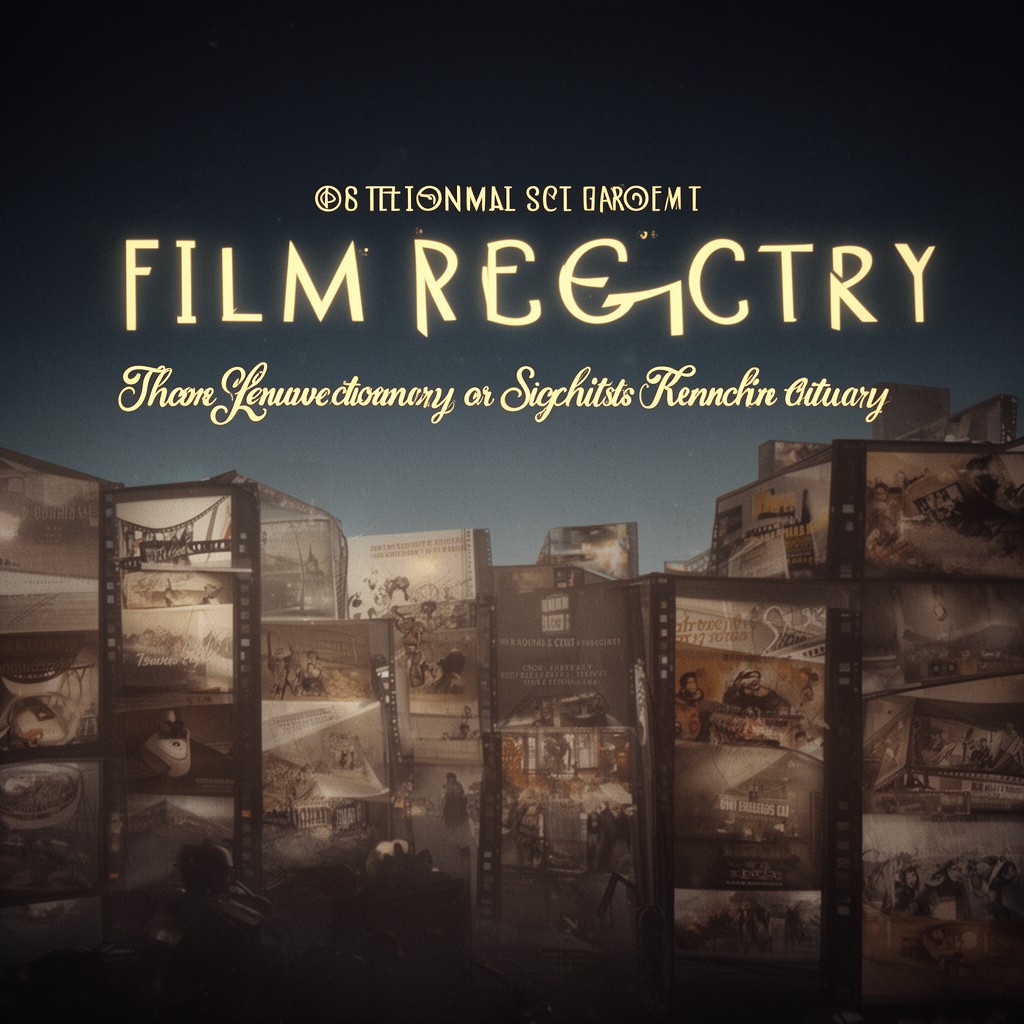 AI-generated illustration of National Film Registry