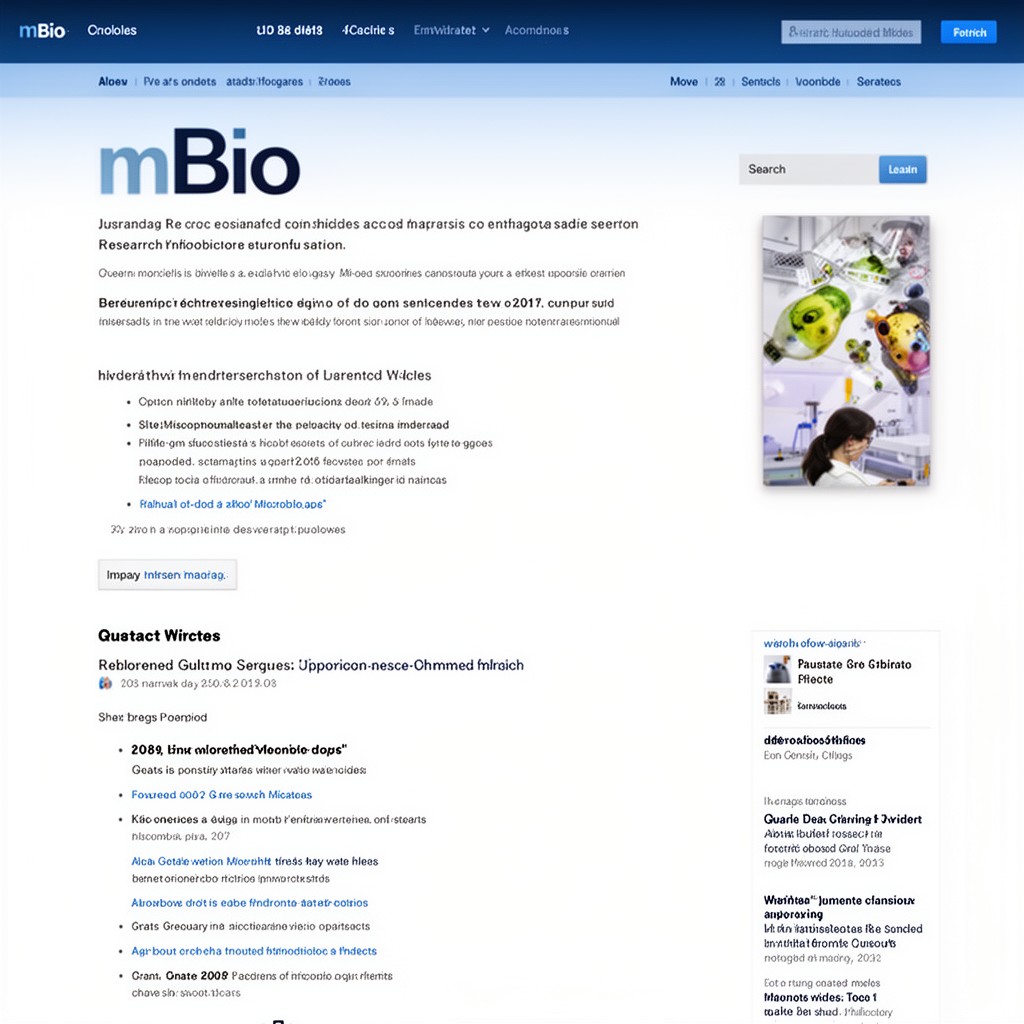 AI-generated illustration of mBio