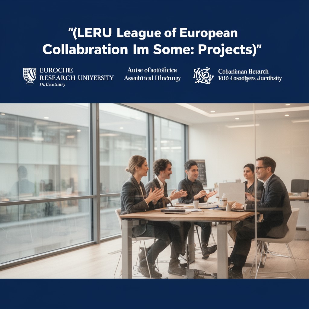 AI-generated illustration of LERU (former associate collaboration in some projects)