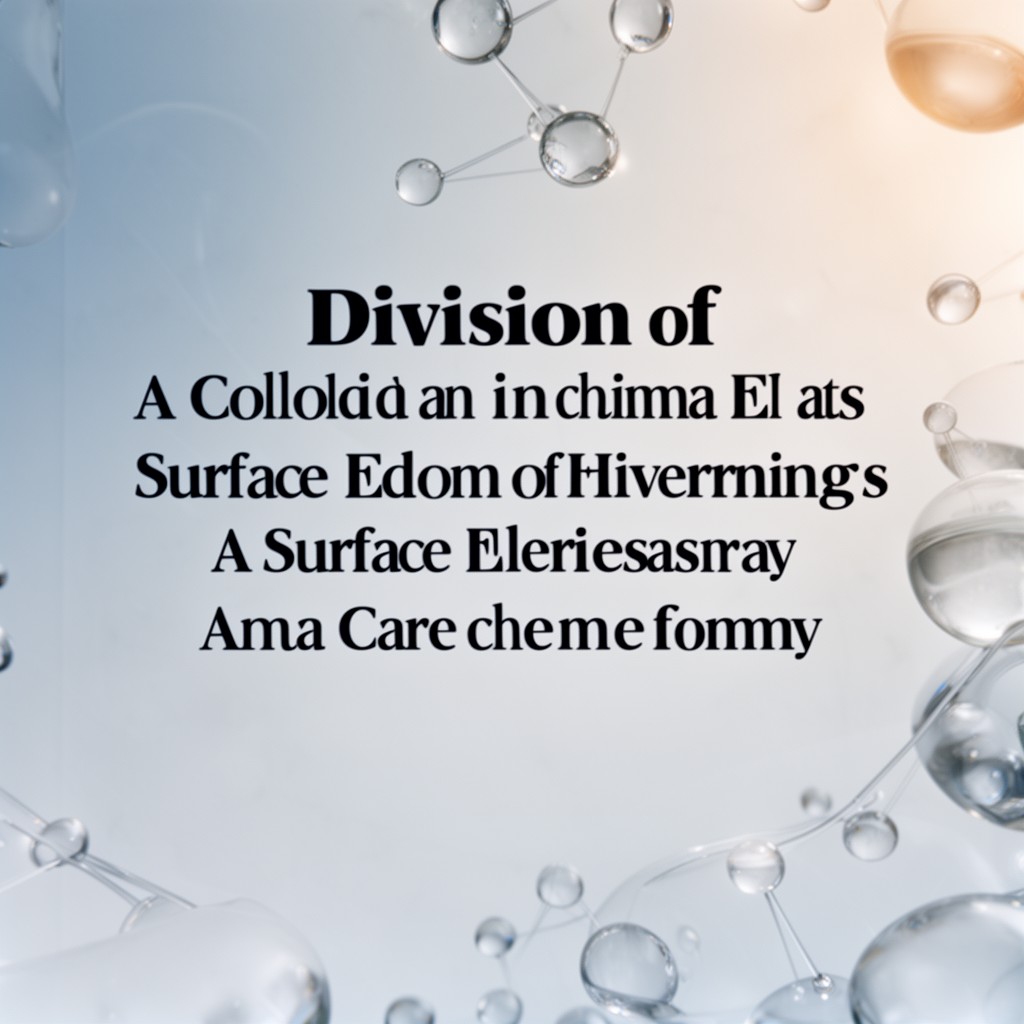 AI-generated illustration of Division of Colloid and Surface Chemistry