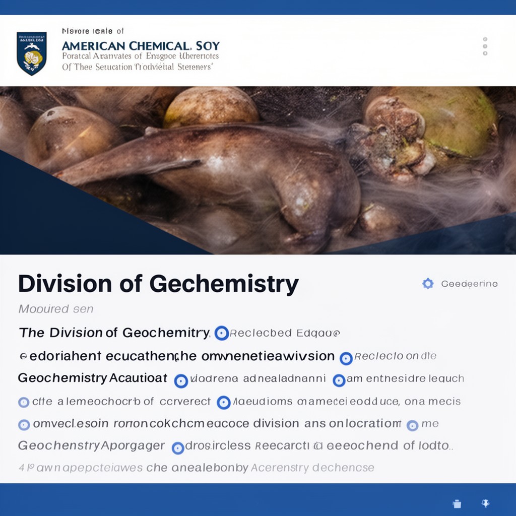AI-generated illustration of Division of Geochemistry