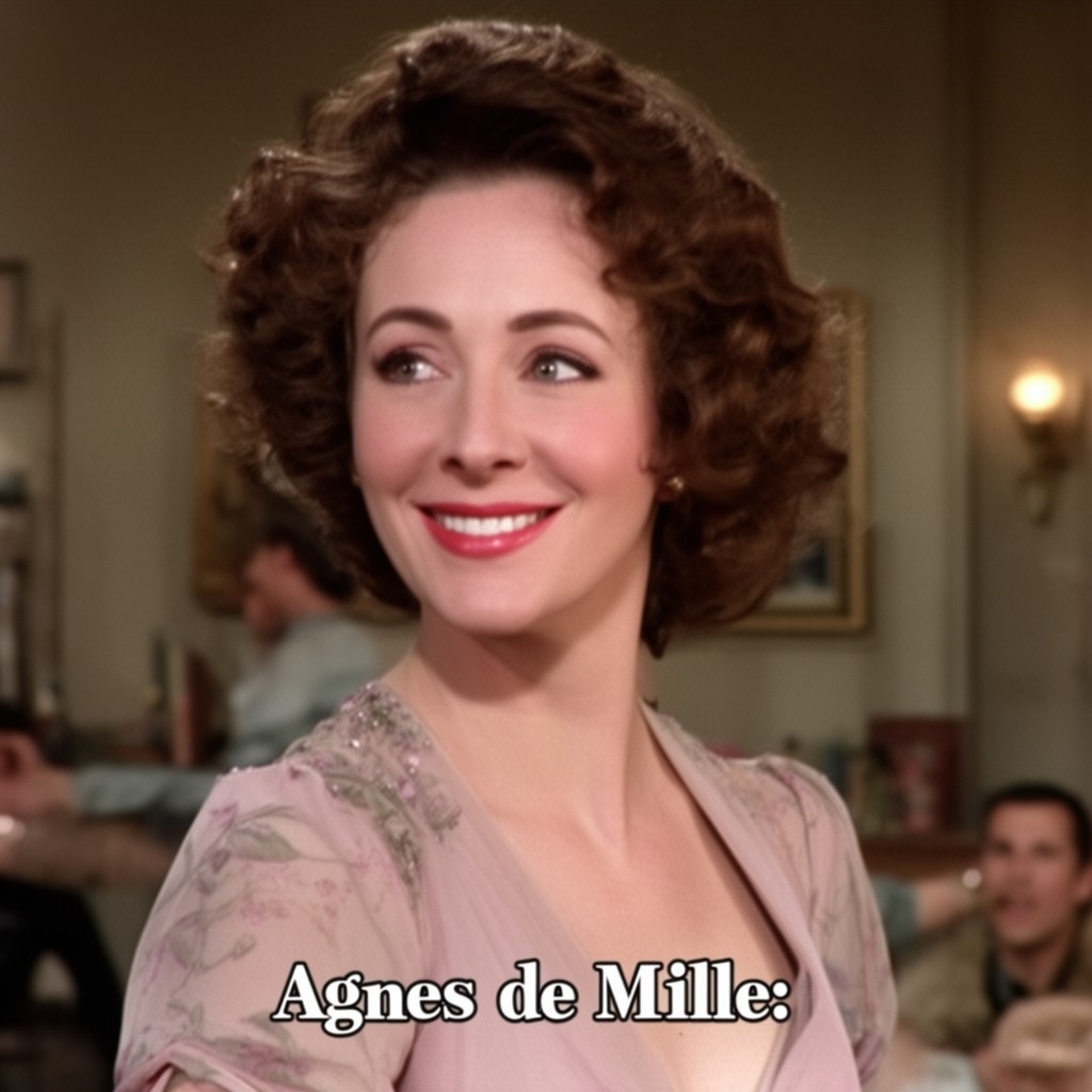 AI-generated illustration of Agnes de Mille