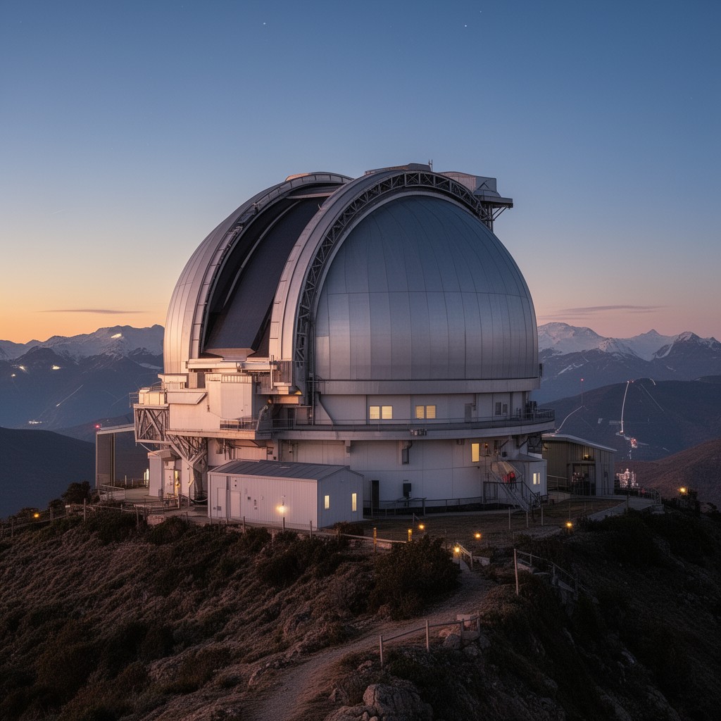 AI-generated illustration of Gemini South Observatory