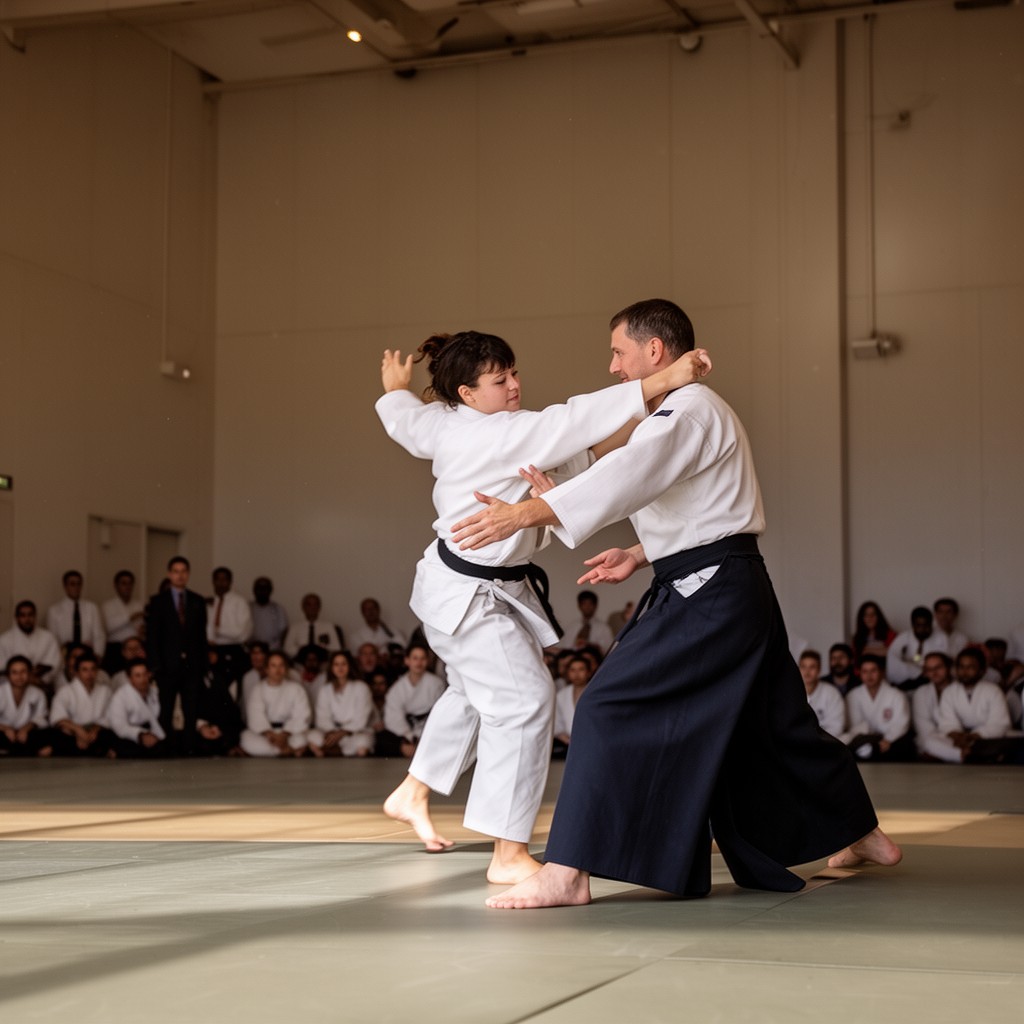 AI-generated illustration of MIT Club Aikido