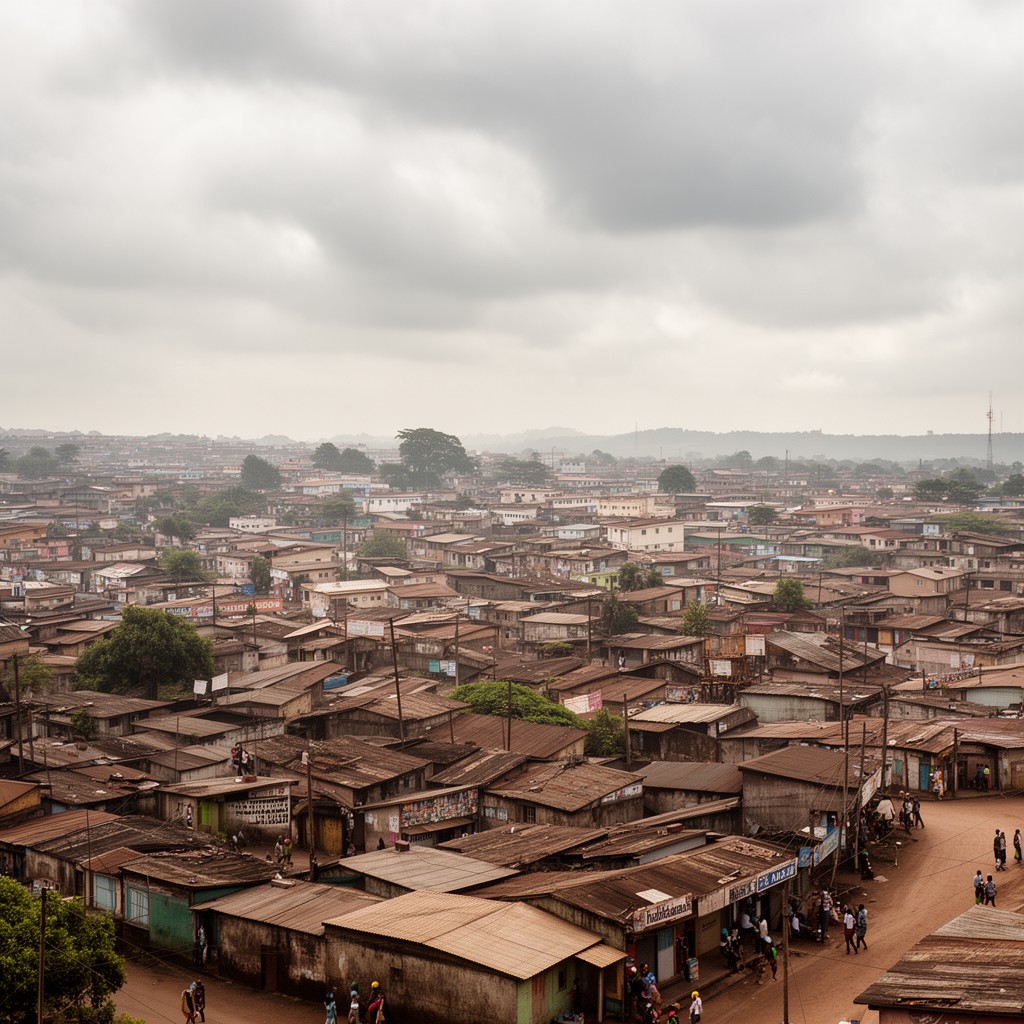 AI-generated illustration of Ibadan