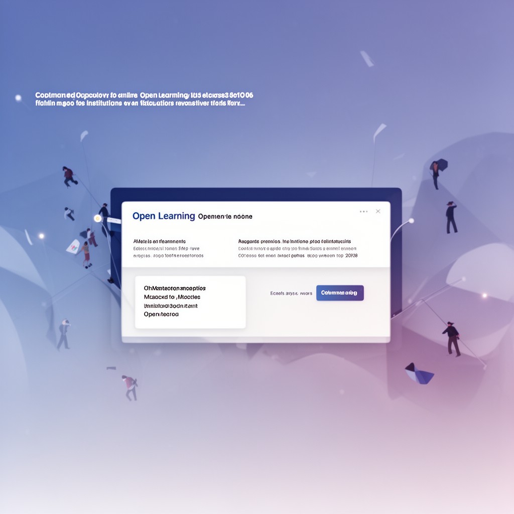 AI-generated illustration of OpenLearning