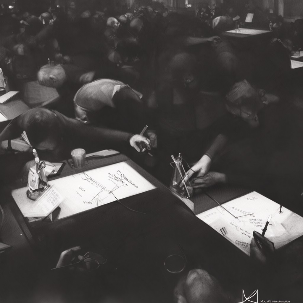 AI-generated illustration of Council of State of the Netherlands