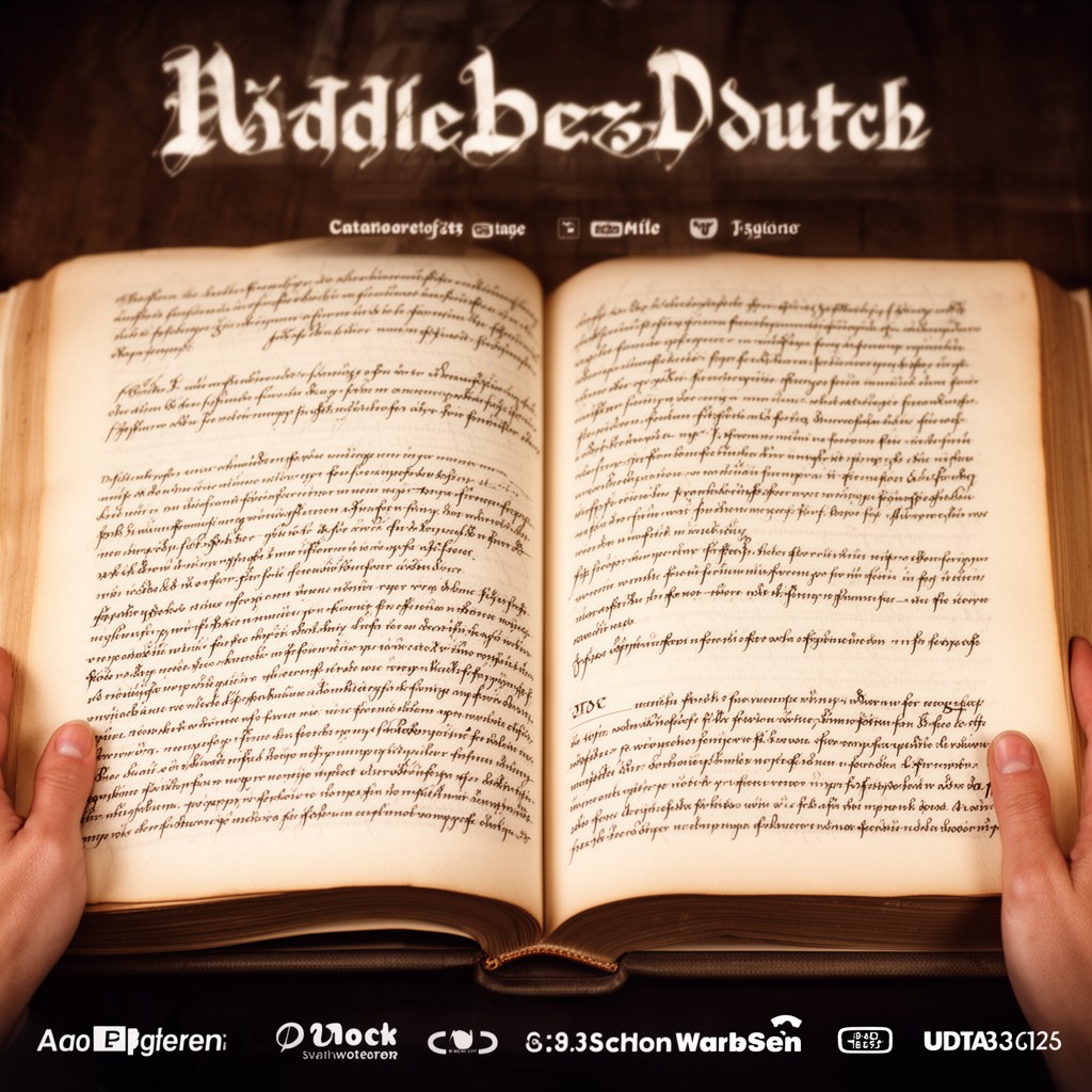 AI-generated illustration of Middle Dutch