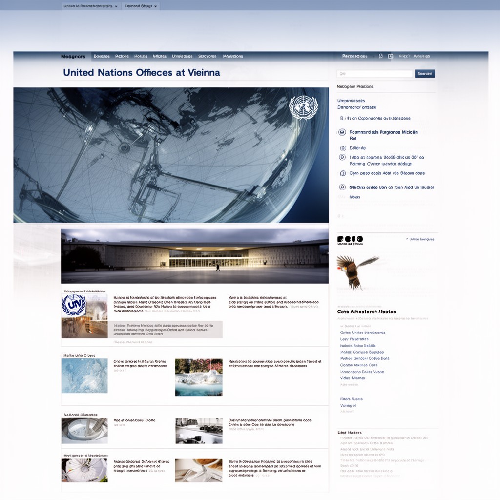 AI-generated illustration of United Nations Office at Vienna