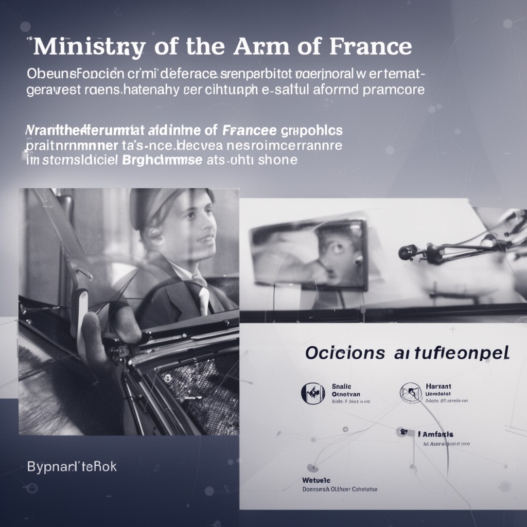 AI-generated illustration of Ministry of the Armed Forces of France