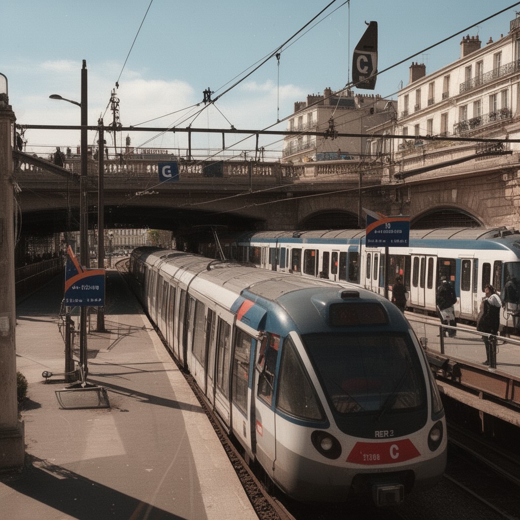 AI-generated illustration of RER C