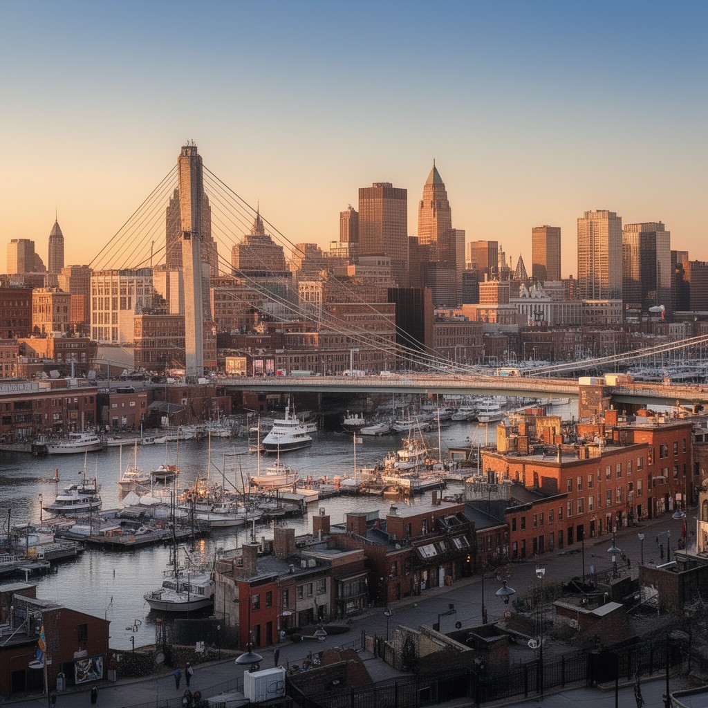 AI-generated illustration of Baltimore