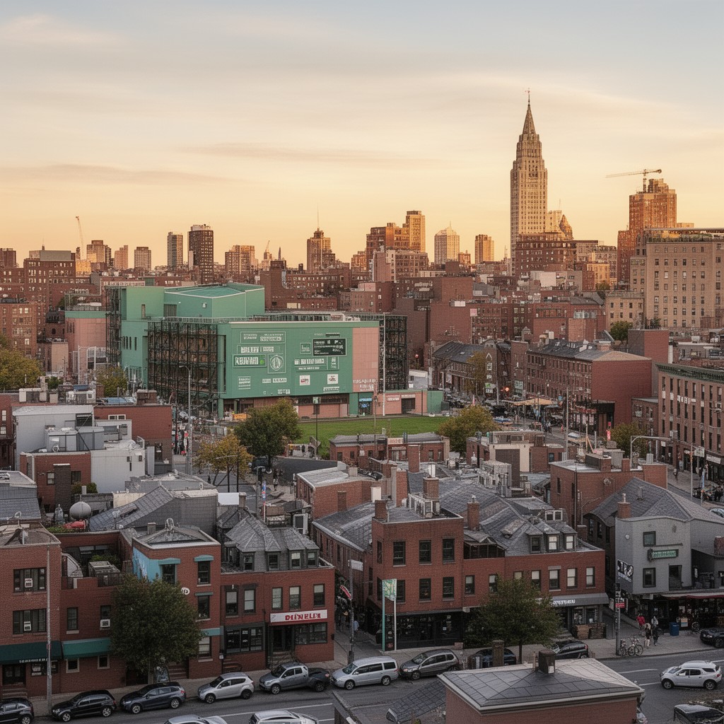 AI-generated illustration of Fenway–Kenmore