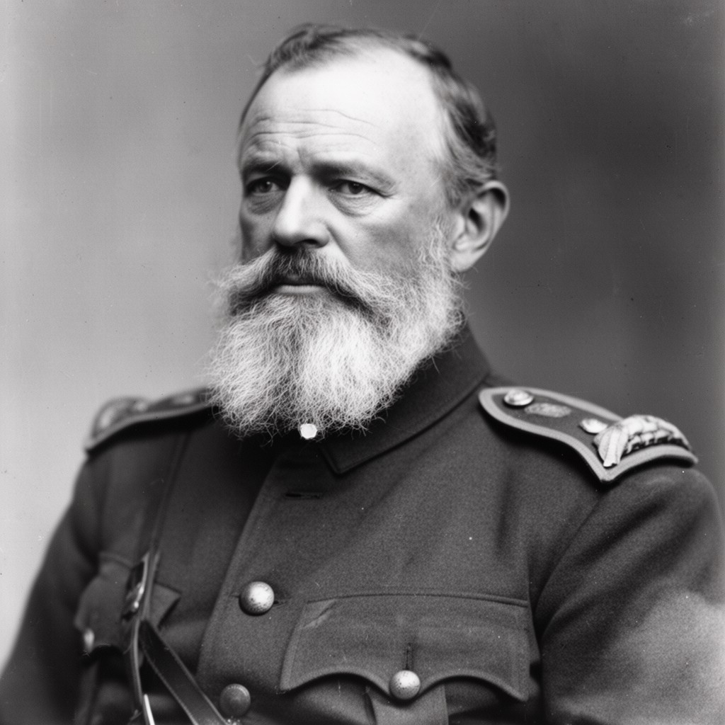 AI-generated illustration of Leonard Darwin