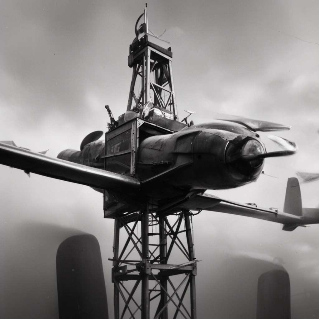AI-generated illustration of Operation Crossbow