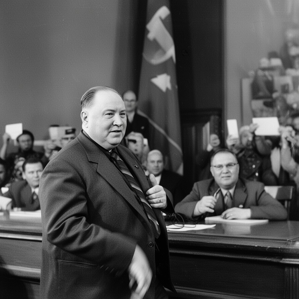 AI-generated illustration of Nikita Khrushchev