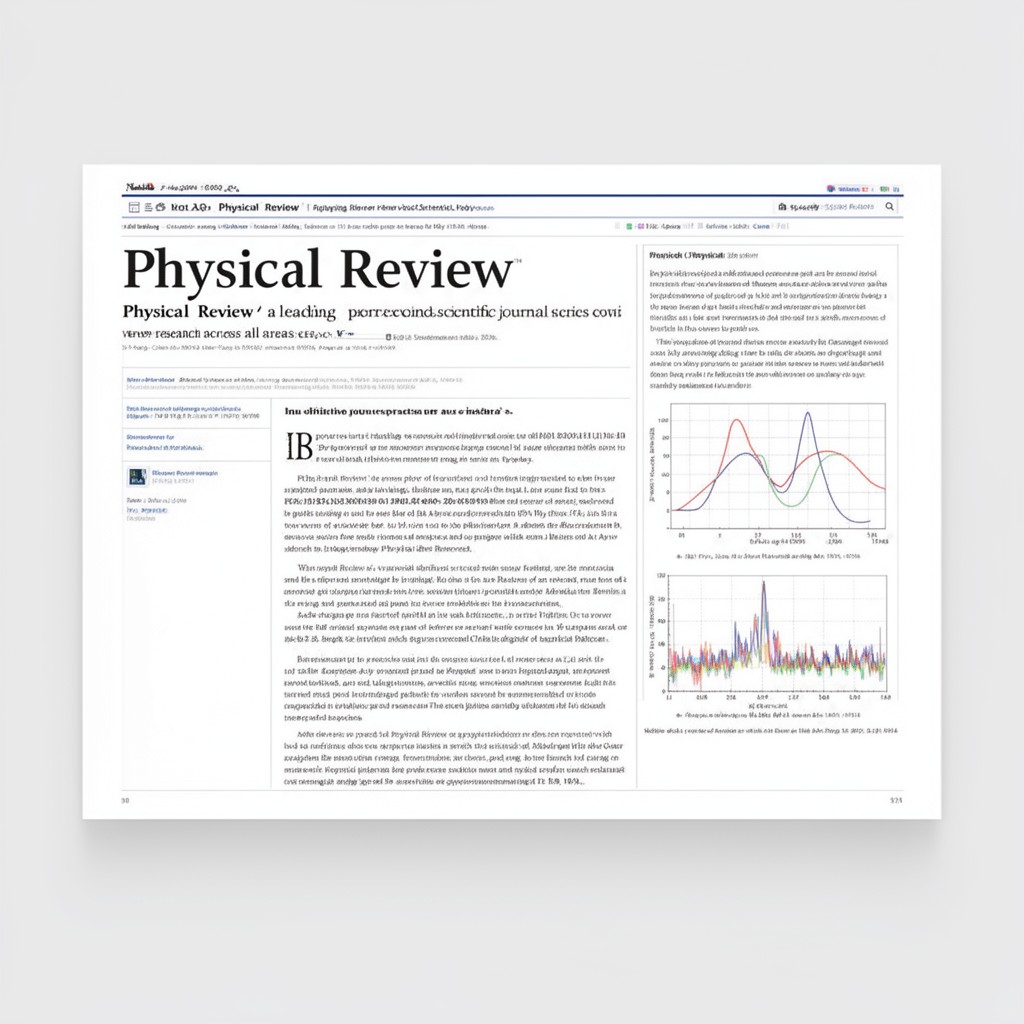 AI-generated illustration of Physical Review