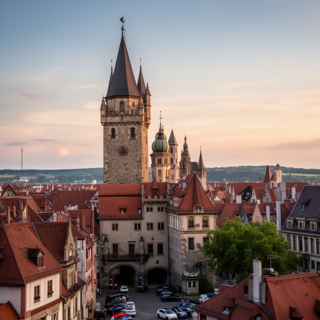AI-generated illustration of Nuremberg