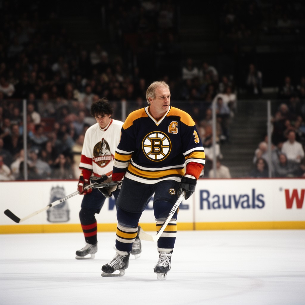 AI-generated illustration of Cam Neely