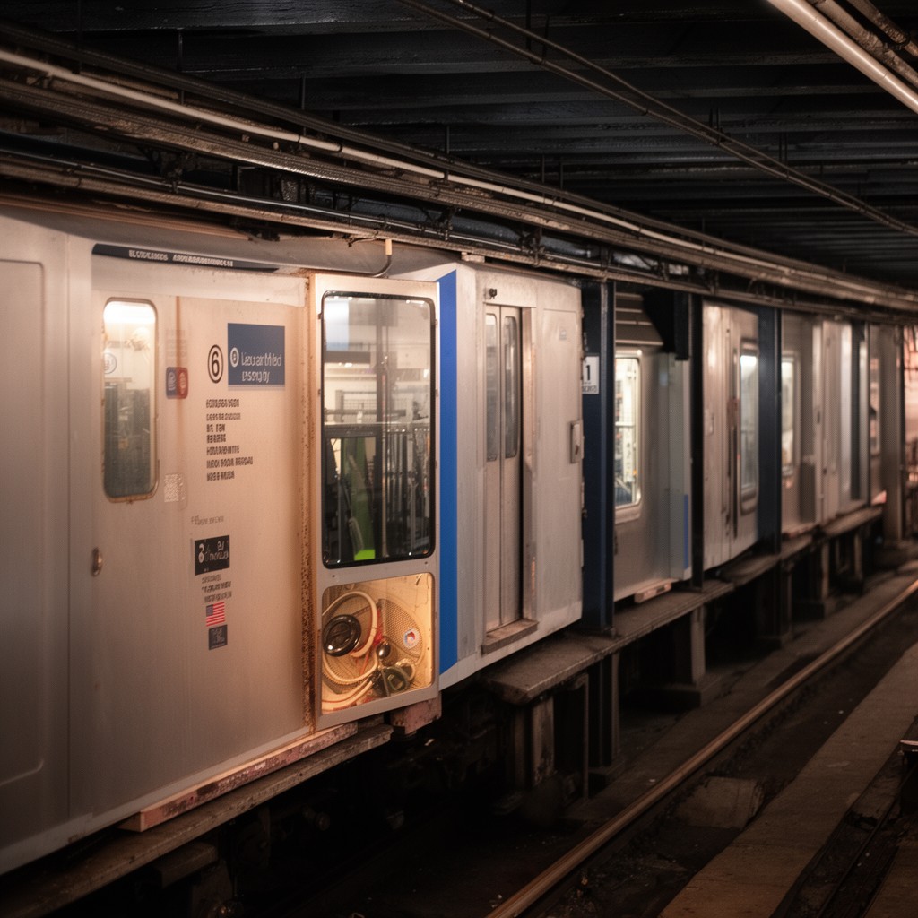 AI-generated illustration of 6 train