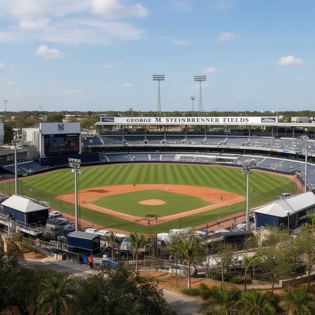 AI-generated illustration of George M. Steinbrenner Field
