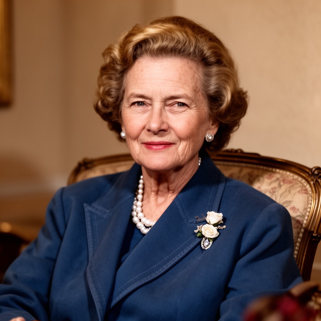 AI-generated illustration of Rose Fitzgerald Kennedy