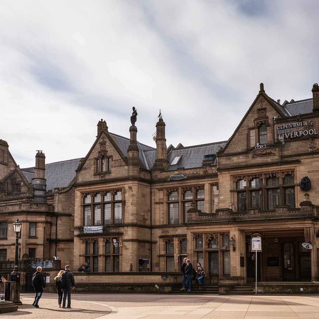AI-generated illustration of University of Liverpool
