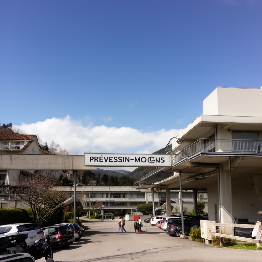 AI-generated illustration of Prévessin-Moëns