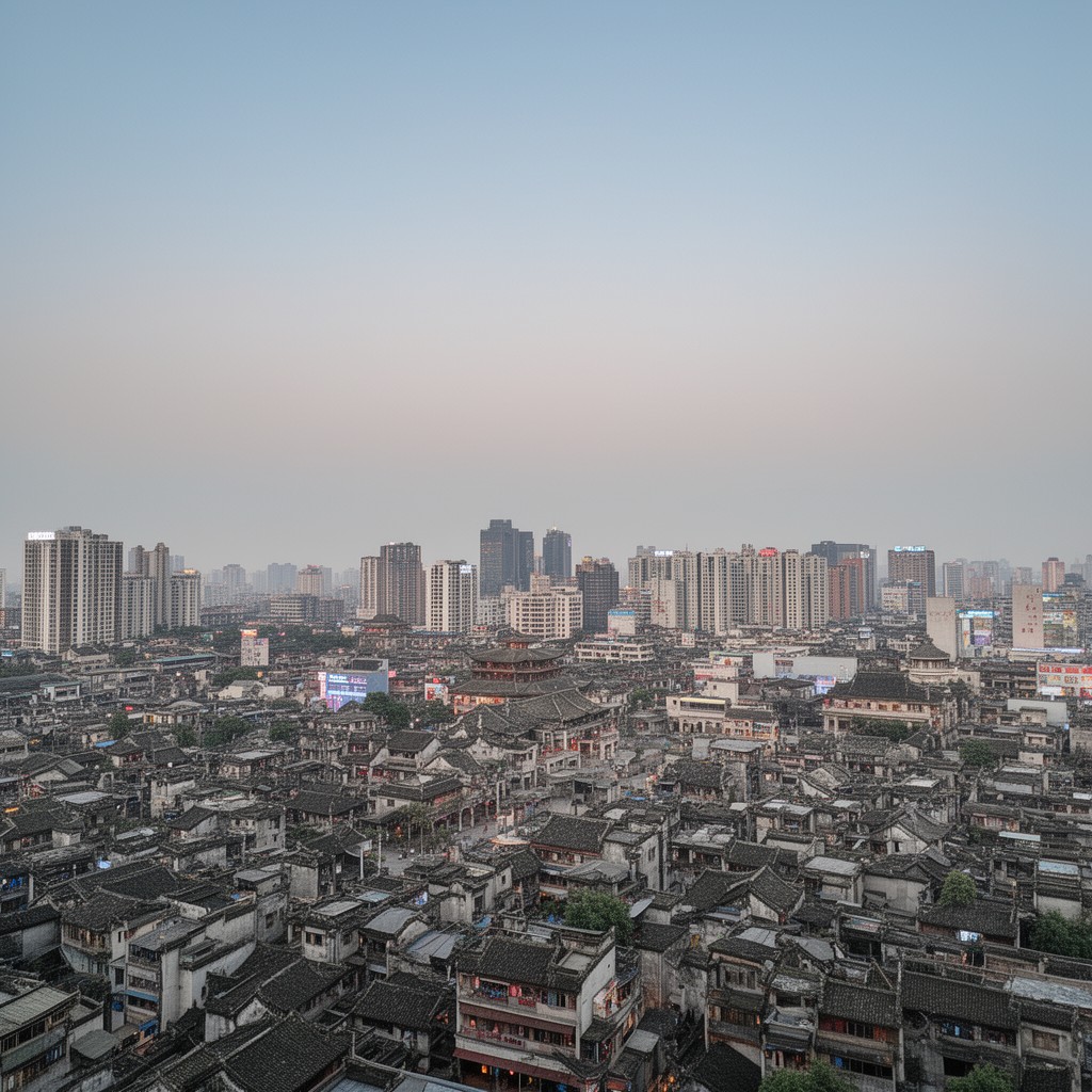AI-generated illustration of Jiangsu