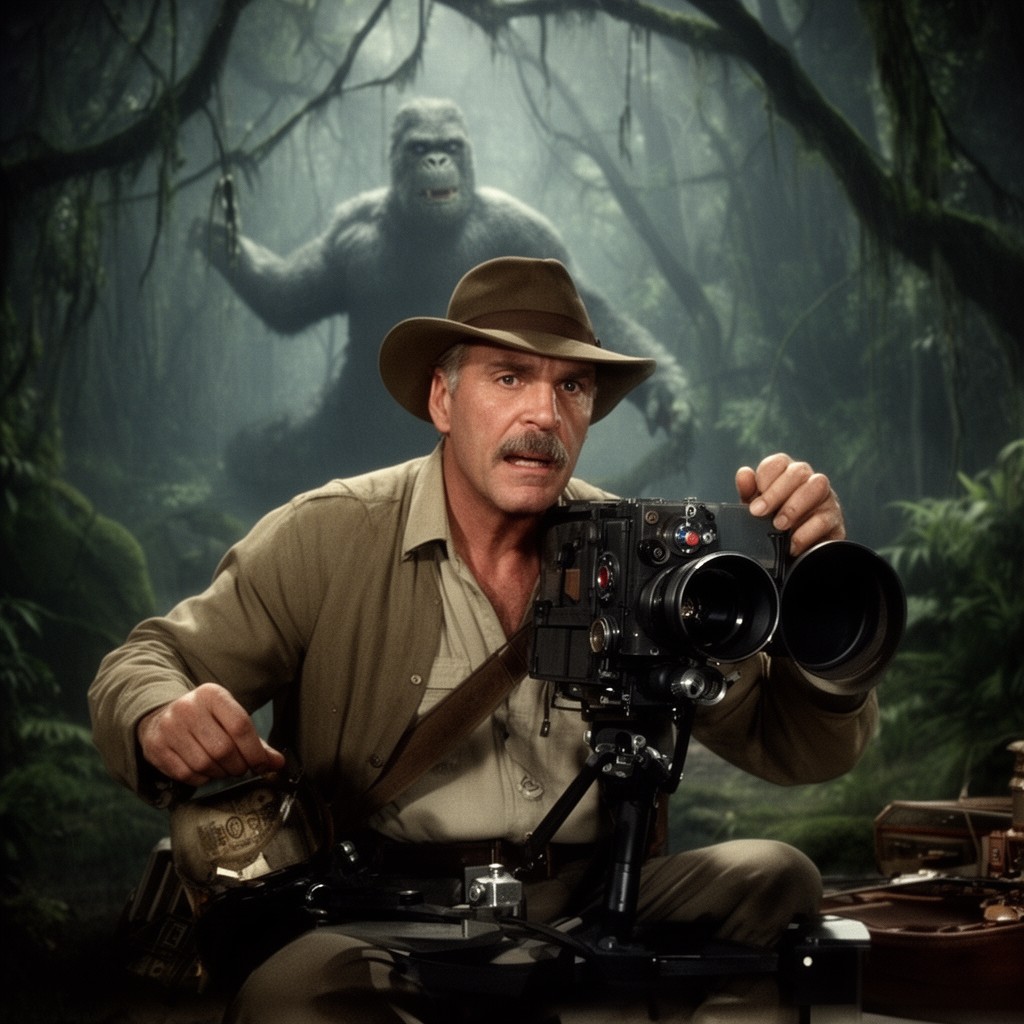 AI-generated illustration of Carl Denham