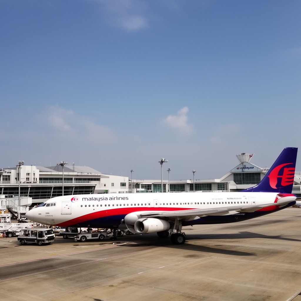 AI-generated illustration of Malaysia Airlines