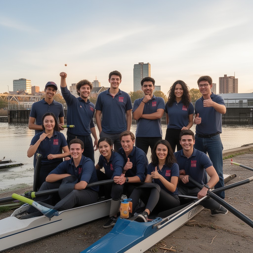 AI-generated illustration of MIT Club Crew